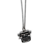 Typewriter Charm Necklace