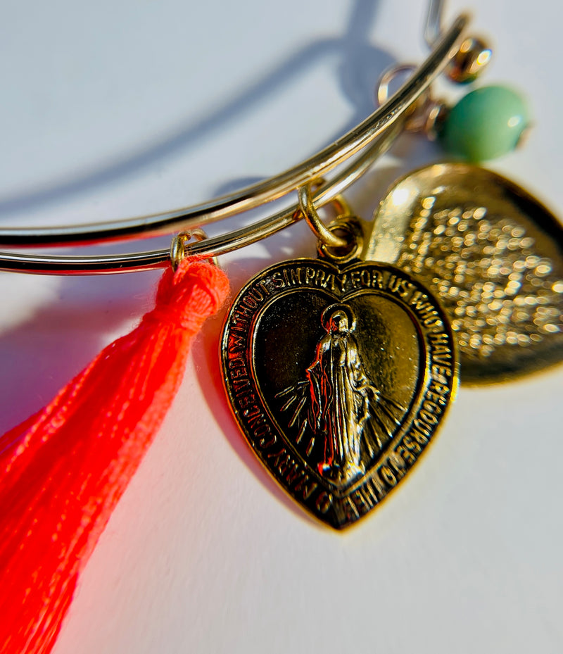 Gold-Plated Lord's Prayer Bracelet