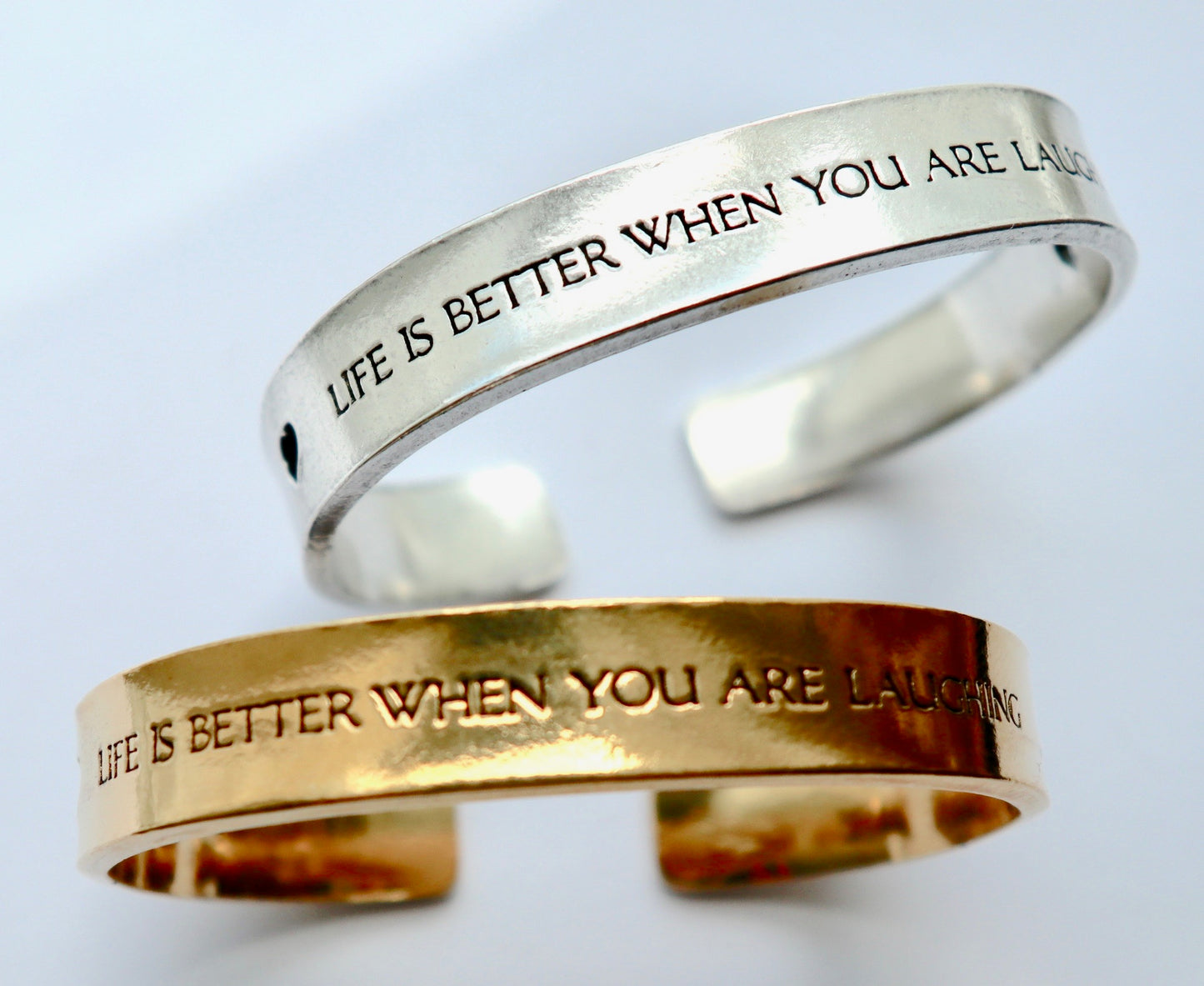 Life is Better Hand Stamped Cuff Bracelet