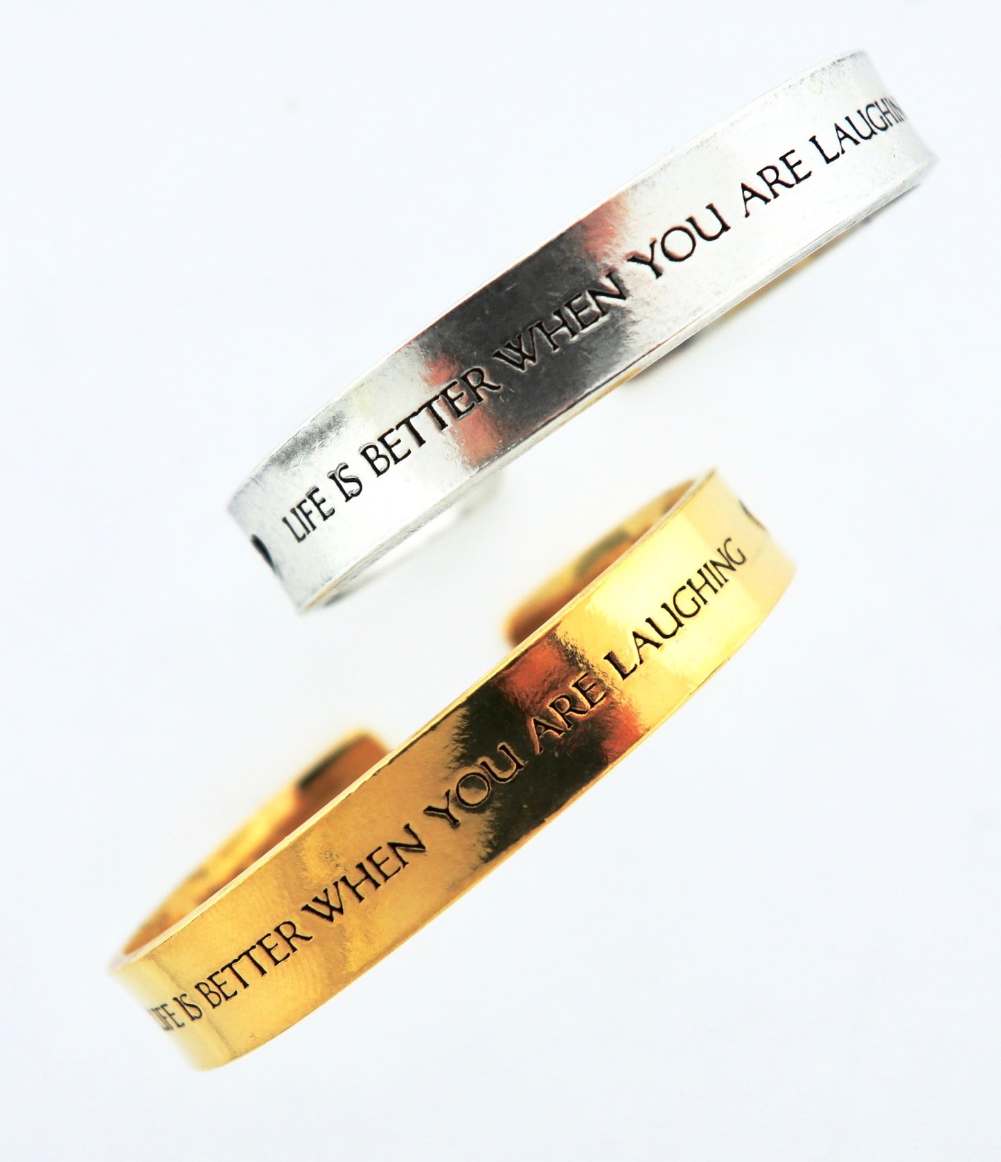 Life is Better Hand Stamped Cuff Bracelet