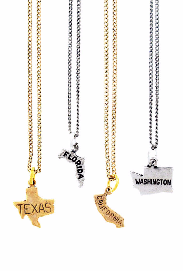 US State Necklaces
